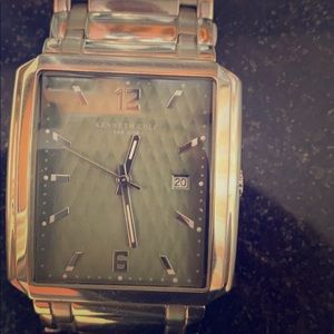Kenneth Cole green face watch stainless steel band